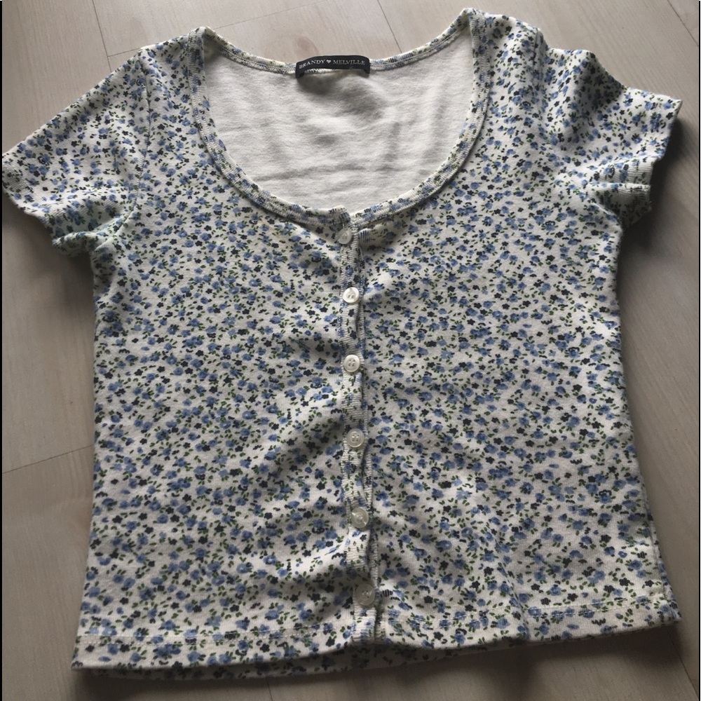 Brandy Melville Floral Top